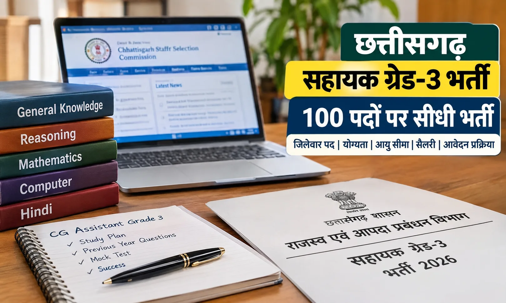 CG Assistant Grade 3 Vacancy 2026