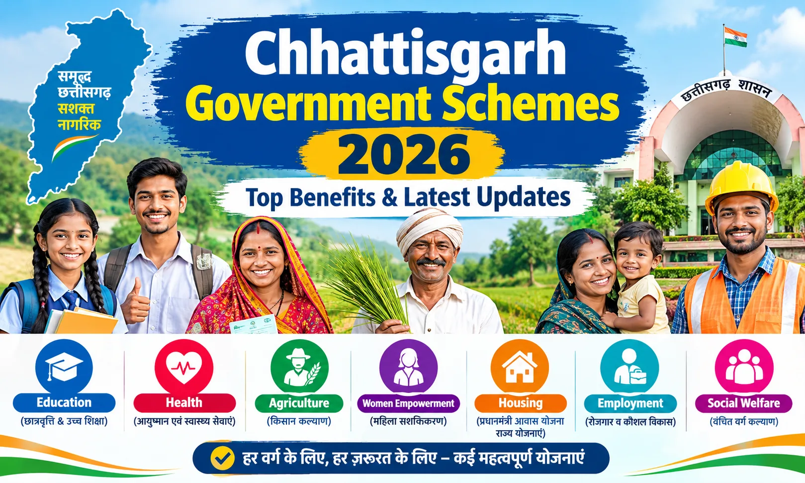 Important Government Schemes of Chhattisgarh 2026