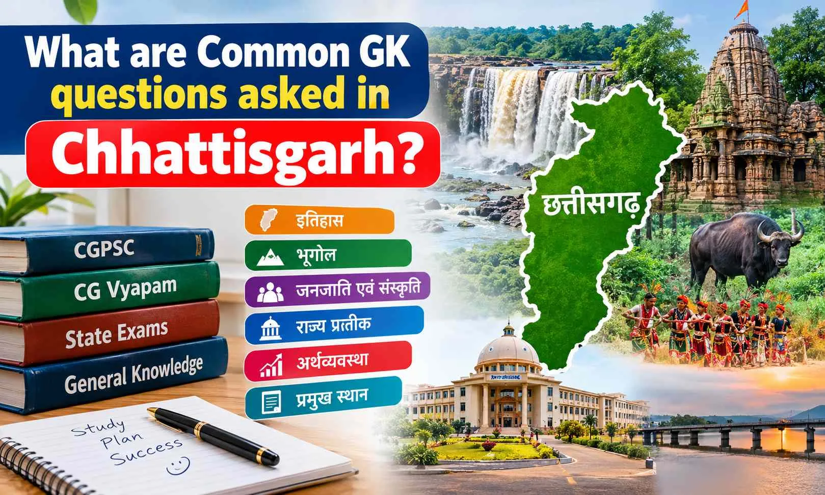 What are Common GK questions asked in Chhattisgarh?
