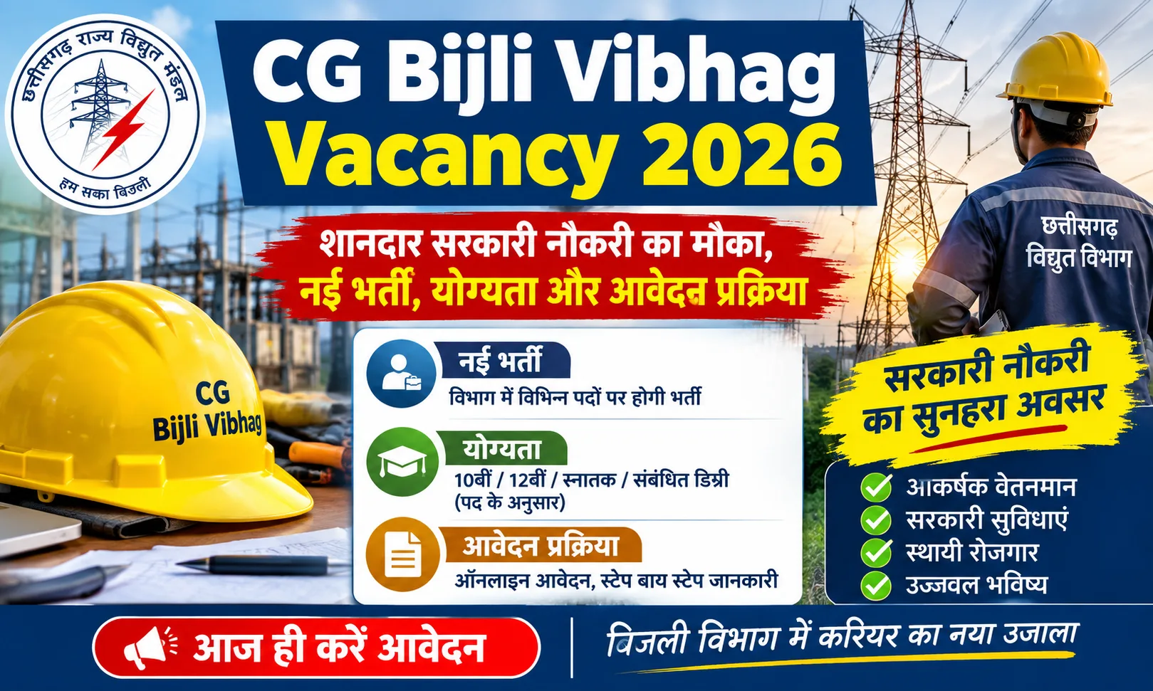 CG Bijli Vibhag Vacancy 2026